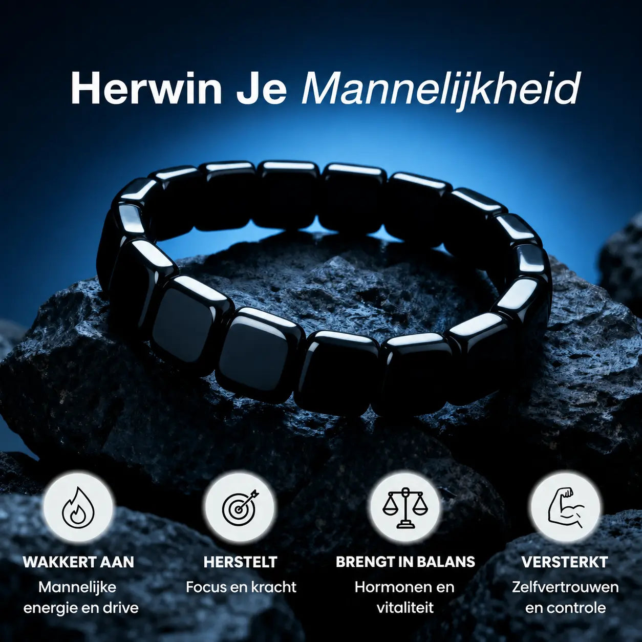 Herculo® Hematite Armband